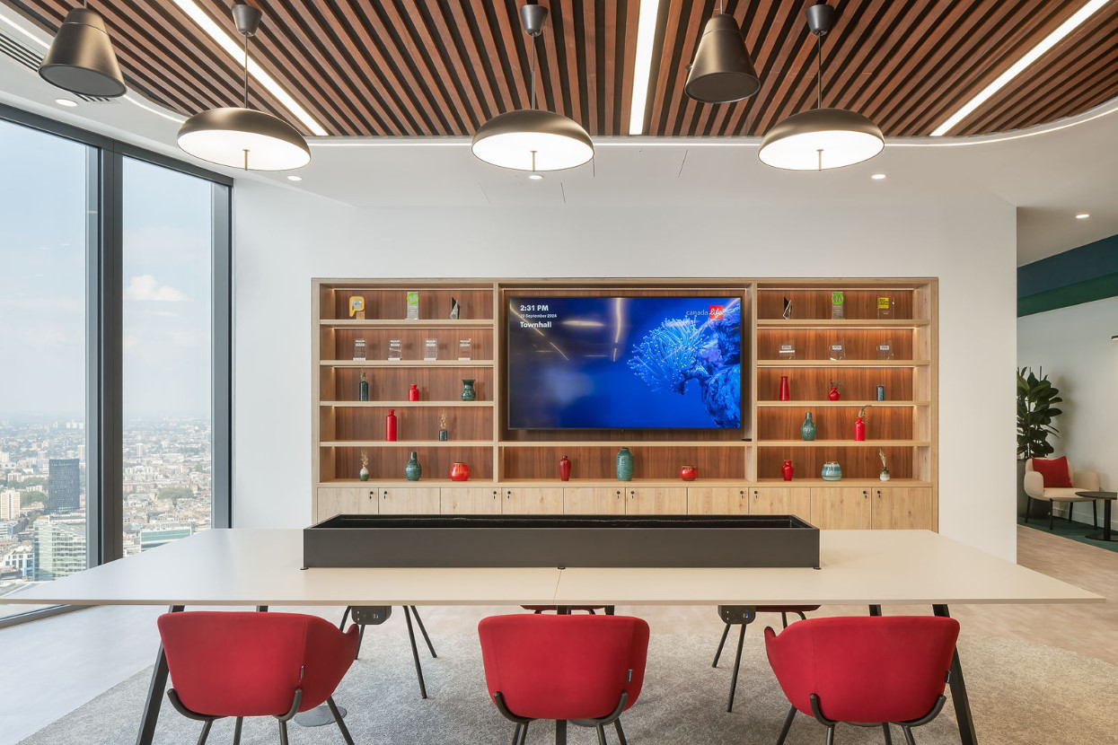 Bespoke Workplace Joinery – Bishopsgate - London Bespoke Workplace Joinery – Bishopsgate - London